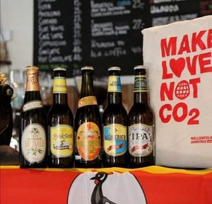 Organic Beers! at Café Mellemfolk in Aarhus