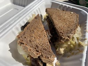 Mushroom Reuben  at Haven Market in Livingston Manor