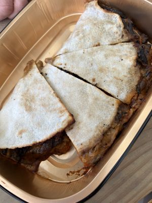 Pulled mushroom quesadilla   at Haven Market in Livingston Manor