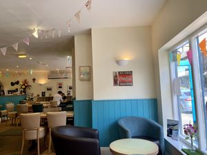 Seating area at Stiles in Ambleside