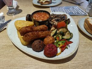 Vegan breakfast (February 2023) at Stiles in Ambleside