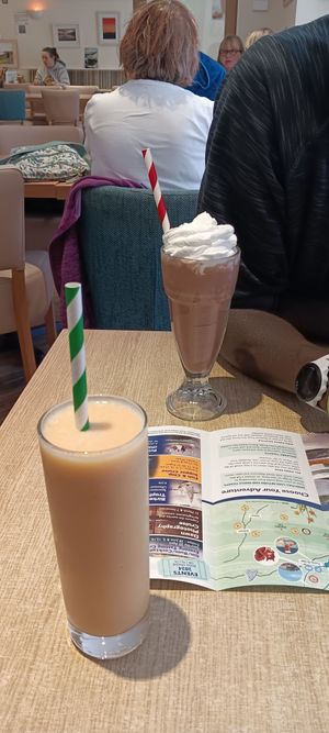 Milkshake and smoothie at Stiles in Ambleside