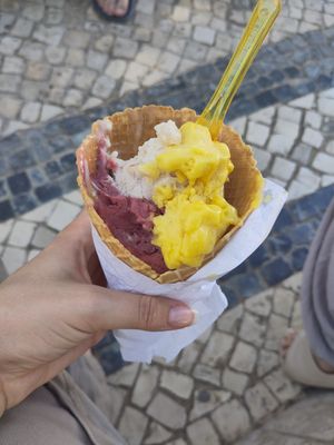 Already eaten a lot of it by the time I took a pic!! at Fábrica Do Meu Avô Geladaria in Tavira