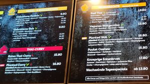 Menu at Kaimug in Regensdorf