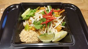 Veganized pad Thai at Kaimug - Altstetten Zentrum in Zurich