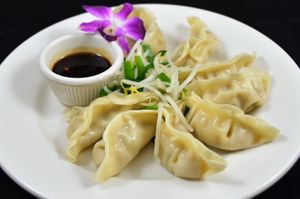 Streamed Dumpling  at Basil Vegan Kitchen in Portland