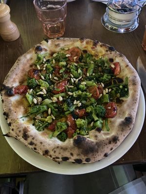 vegan pizza  at Luigia in Nyon