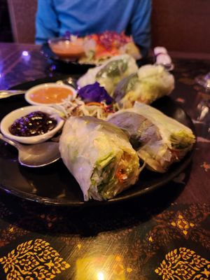 Fresh Basil Rolls! at Si-am Thaimerican Restaurant in Tampa