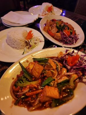Cashew stir fry at Si-am Thaimerican Restaurant in Tampa