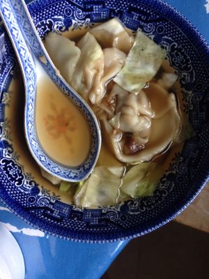 Wonton soup  at Red Dragon in Spokane