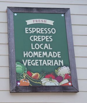 What we offer!  Plus some vegan and gluten free options! at Zest Garden Cafe in Lincoln City