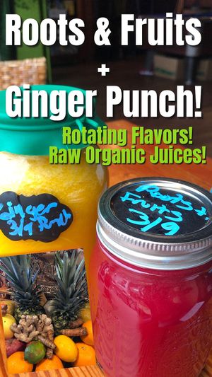 3 day shelf life at least - all organic juiced with a slow masticating juicer  at Zest Garden Cafe in Lincoln City