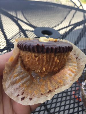 vegan peanut butter cup at Harmony Food Co-op in Bemidji