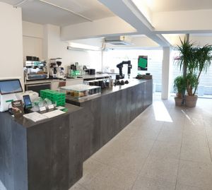 nice clean set up at Super Matcha 슈퍼말차 in Seoul