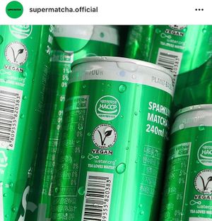 Vegan stamp:) at Super Matcha 슈퍼말차 in Seoul