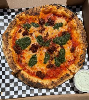 The Smasher & ranch   at Uprising Pizza - Pop-Up in San Diego