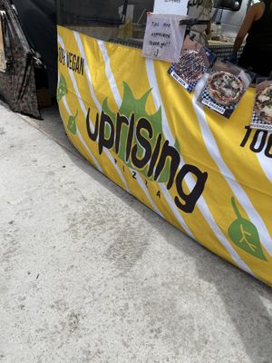 booth  at Uprising Pizza - Pop-Up in San Diego