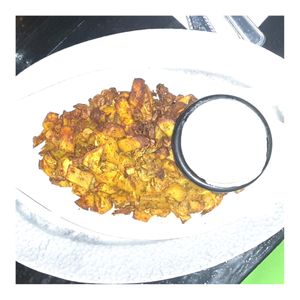 Curried Potatoes at Cornish Pasty Co - University Dr in Tempe