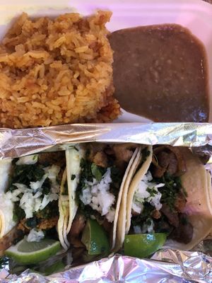 Vegan tacos  at Gordos Mexican Food in Waialua
