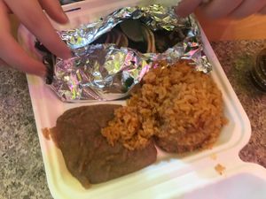 Taco plate  at Gordos Mexican Food in Waialua