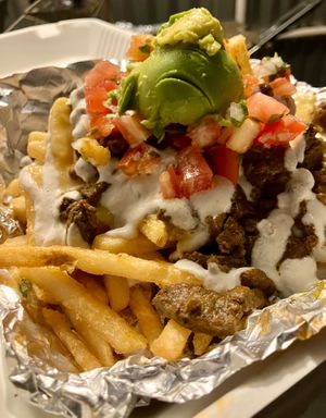 Vegan Asada fry at Gordos Mexican Food in Waialua