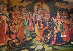 Wall art at Curry Leaf in Las Vegas