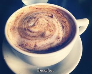 Pumpkin spice latte. at Cafe Nola in Frederick