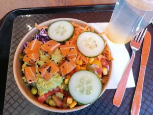 Poke bowl (with vegan salmon) at Copper Branch in Nancy