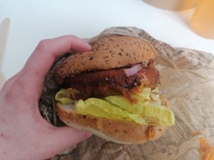 Signature burger at Copper Branch in Nancy