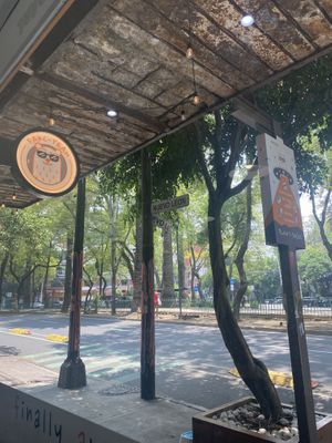 Indoor View of Outside Signage  at fakc-yeah - Cloud kitchen in Mexico City