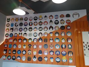 The food is always awesome and now the place look even cooler with this geek-themed wall. Loved it! at fakc-yeah - Cloud kitchen in Mexico City