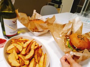 Truffle potatoe wedge at Style Vegan - 스타일비건 in Seoul