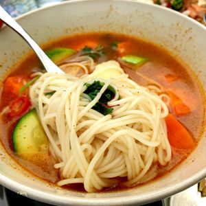 plenty of noodles at Style Vegan - 스타일비건 in Seoul