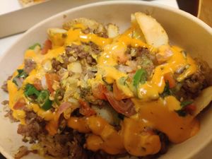 Loaded potatoes at Style Vegan - 스타일비건 in Seoul