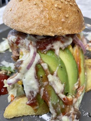 Avocado burger   at Style Vegan - 스타일비건 in Seoul