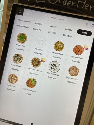 Pizza menu   at Style Vegan - 스타일비건 in Seoul