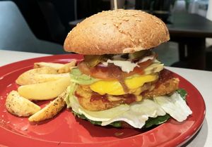 Wasabi Avocado Burger at Style Vegan - 스타일비건 in Seoul