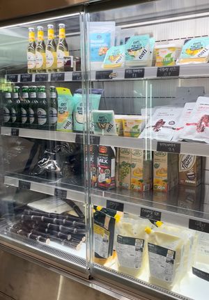 Vegan cheese, sauces, and drinks  at Style Vegan - 스타일비건 in Seoul