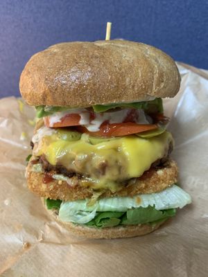 Wasabi Avocado Burger at Style Vegan - 스타일비건 in Seoul