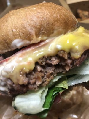 Burgers with beyond patty  at Style Vegan - 스타일비건 in Seoul