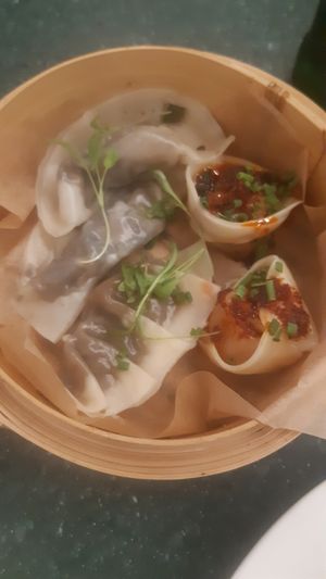 Vegan dumplings at Lucky Tortoise Dumpling Company - Temple Bar in Dublin