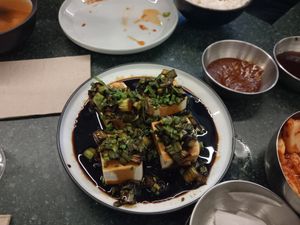 tofu blocks at Lucky Tortoise Dumpling Company - Temple Bar in Dublin