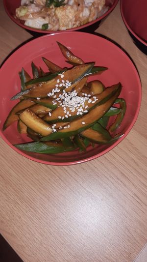 Cucumber salad at Lucky Tortoise Dumpling Company - Temple Bar in Dublin