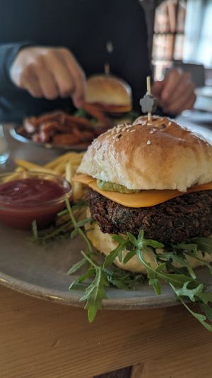Vegan Burger at Domenico in Varazdin