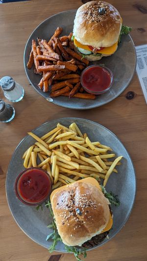 Vegan and Next Level Burger at Domenico in Varazdin