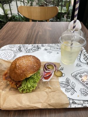 Sandwich and lemonade  at Patison in Gdansk