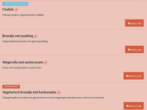 vegan options at Patison in Gdansk