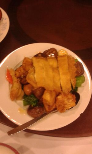 food 1 at Man Bo Vegetarian in Kowloon