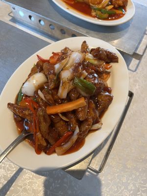 Chilli Beef   at Choi Gan in Clitheroe