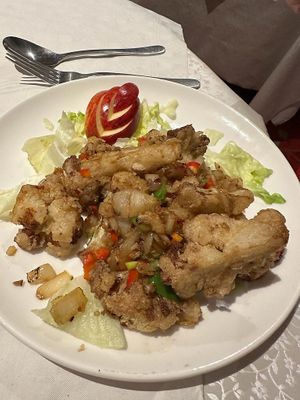 Salt and pepper cauliflower at Choi Gan in Clitheroe